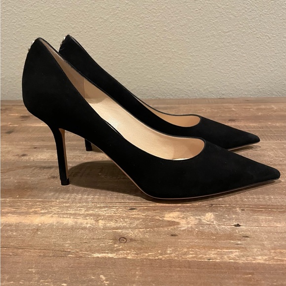 Jimmy Choo Black Love 85 Suede Pumps - 38.5 - Picture 7 of 14